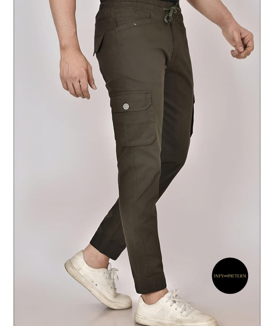 Brown Cargo Baggy Pants - Relaxed Fit Casual Wear